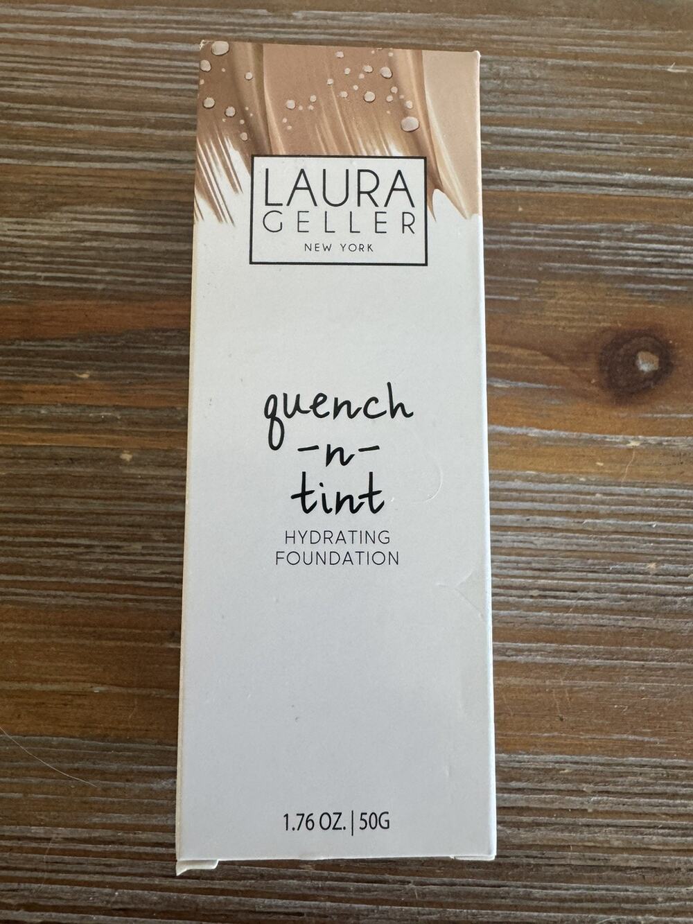 Laura Geller Quench n Tint Hydrating Foundation Full Sz NIB Light AUTHENTIC